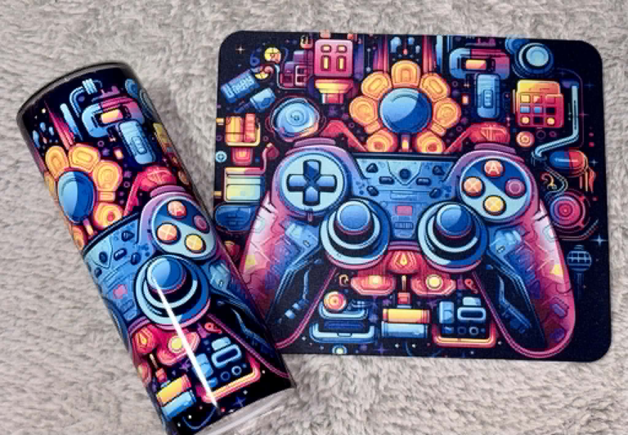Controller With Flower Bundle